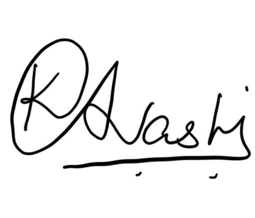 Keval Vashi Signature